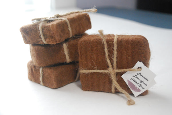 Handcrafted Alpaca Felted Soap