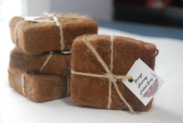 Handcrafted Alpaca Felted Soap